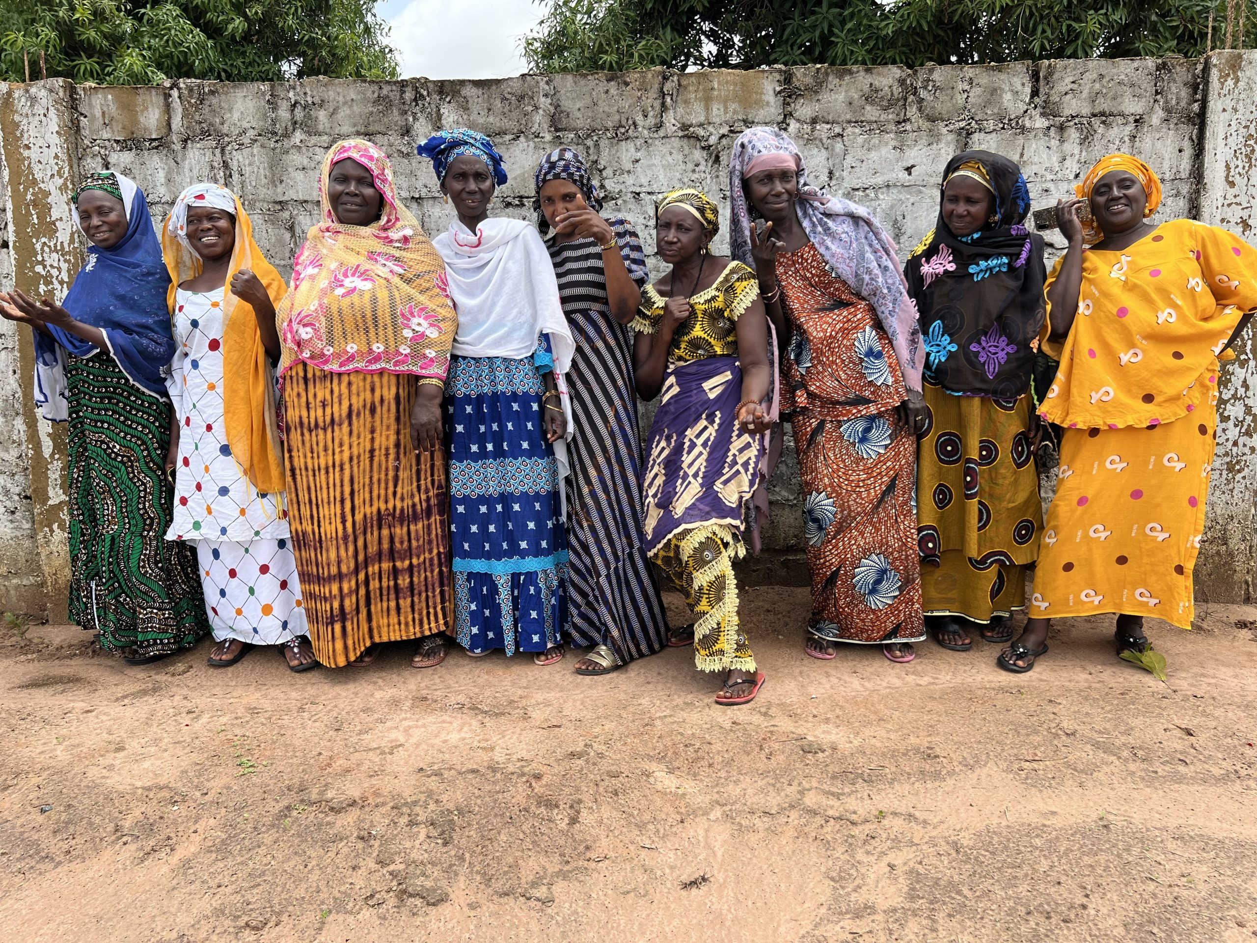 Gambia women landscape